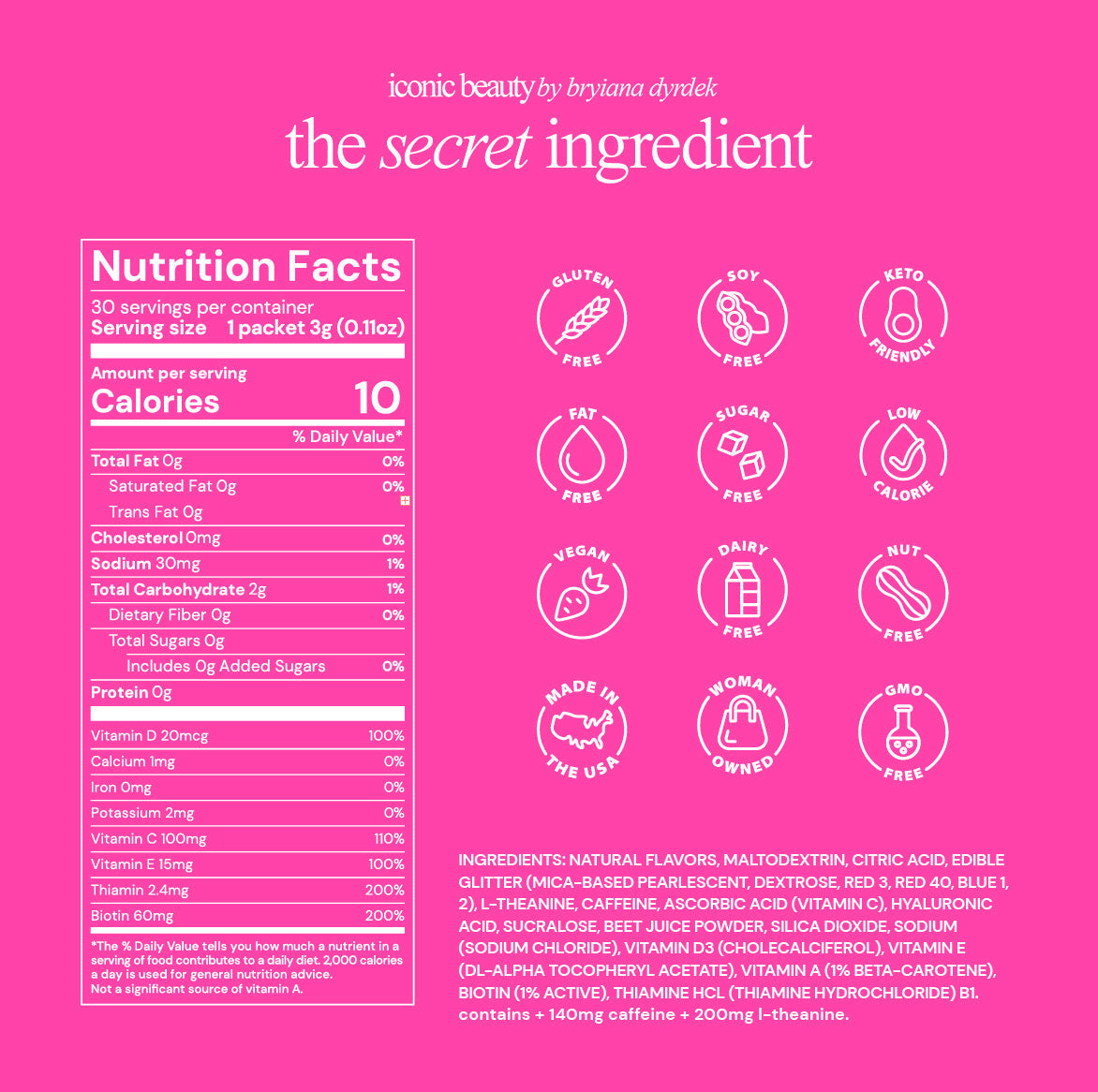 the secret ingredient 30 day subscription